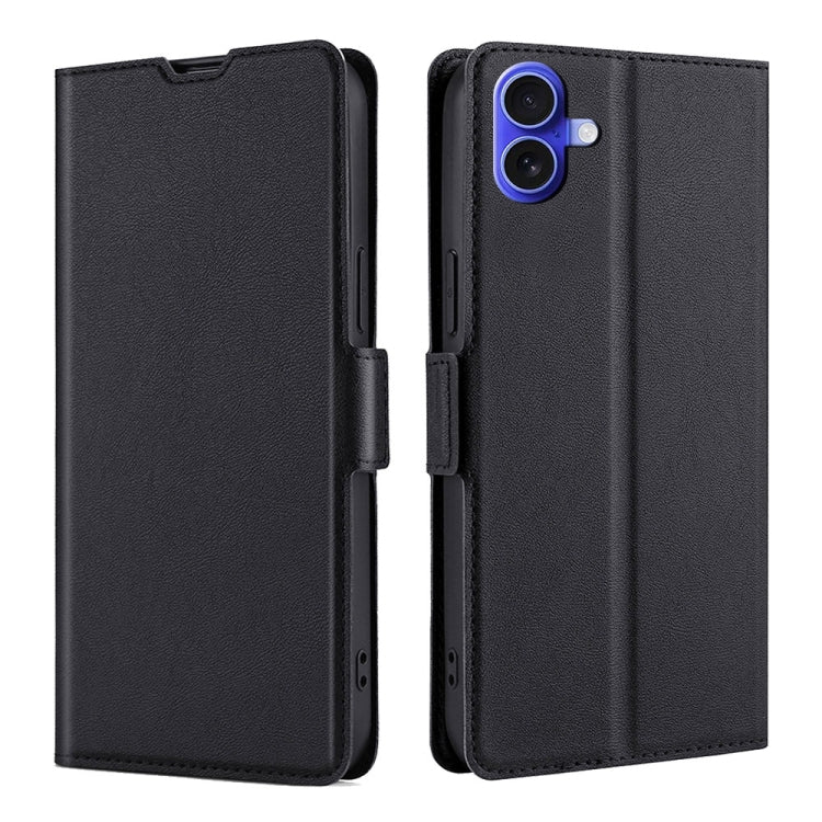 Ultra-thin Voltage Side Buckle Horizontal Flip Leather Phone Case
