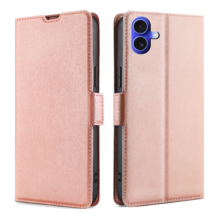 Ultra-thin Voltage Side Buckle Horizontal Flip Leather Phone Case