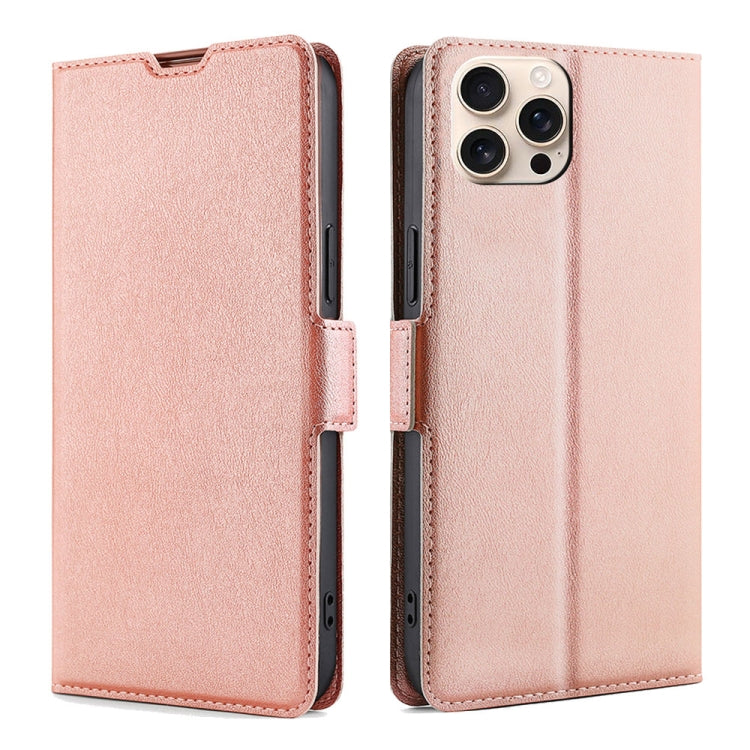 Ultra-thin Voltage Side Buckle Horizontal Flip Leather Phone Case