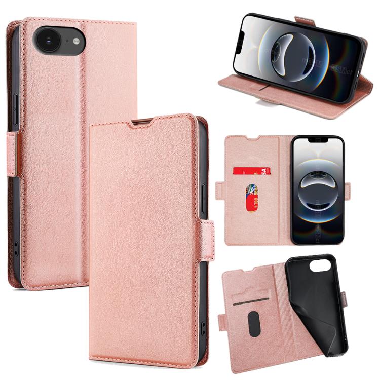Ultra-thin Voltage Side Buckle Horizontal Flip Leather Phone Case