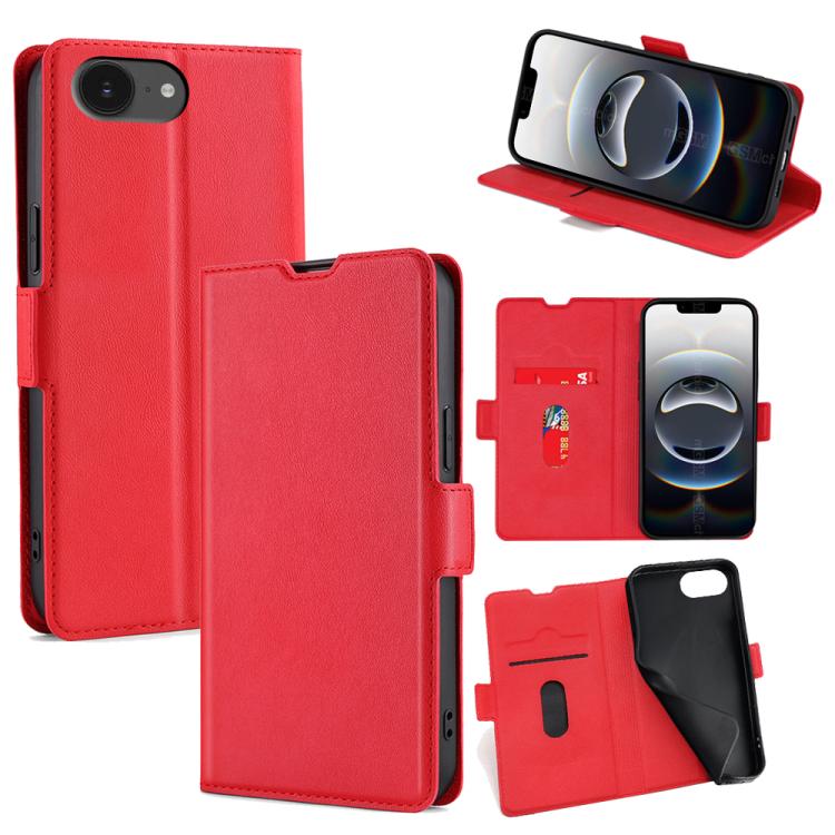 Ultra-thin Voltage Side Buckle Horizontal Flip Leather Phone Case