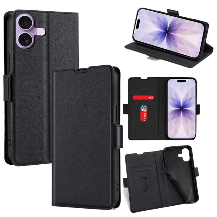 Ultra-thin Voltage Side Buckle Horizontal Flip Leather Phone Case