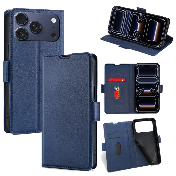 Ultra-thin Voltage Side Buckle Horizontal Flip Leather Phone Case