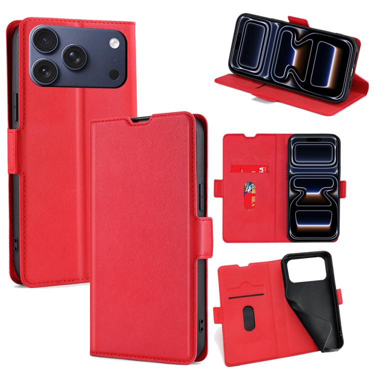 Ultra-thin Voltage Side Buckle Horizontal Flip Leather Phone Case