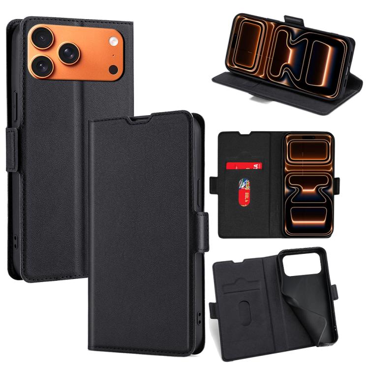 Ultra-thin Voltage Side Buckle Horizontal Flip Leather Phone Case