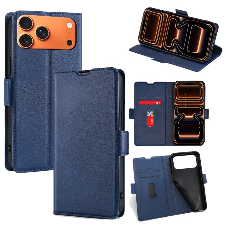 Ultra-thin Voltage Side Buckle Horizontal Flip Leather Phone Case