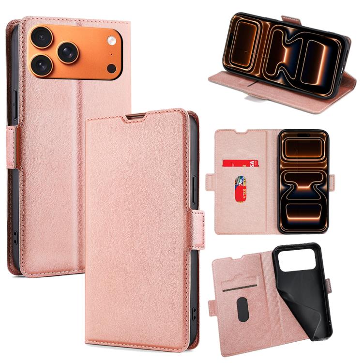 Ultra-thin Voltage Side Buckle Horizontal Flip Leather Phone Case