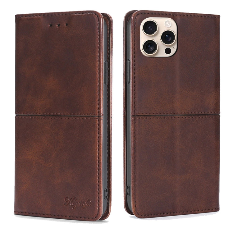 Cow Texture Magnetic Leather Phone Case