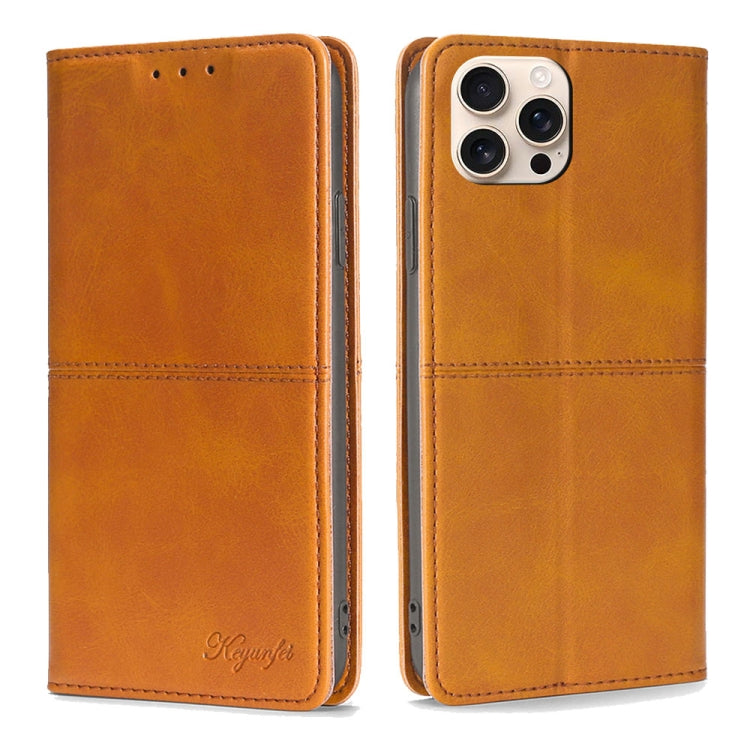 Cow Texture Magnetic Leather Phone Case
