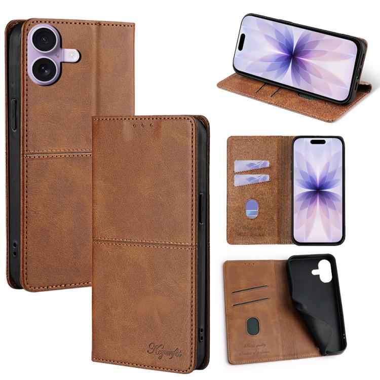 Cow Texture Magnetic Leather Phone Case