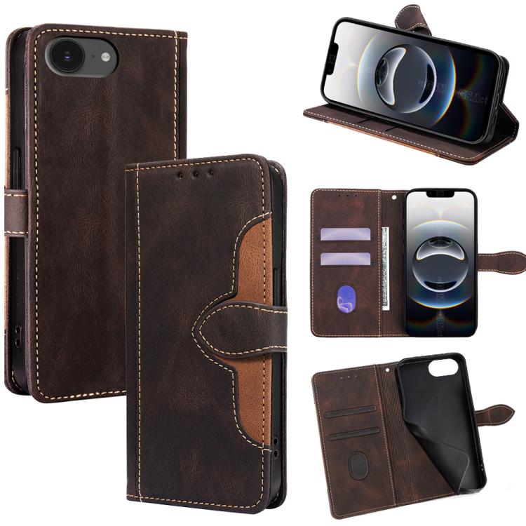 Skin Feel Magnetic Buckle Leather Phone Case