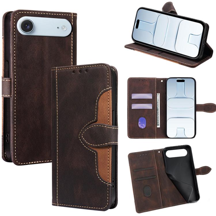 Skin Feel Magnetic Buckle Leather Phone Case