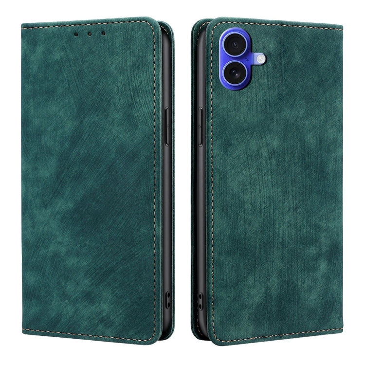RFID Anti-theft Brush Magnetic Leather Phone Case