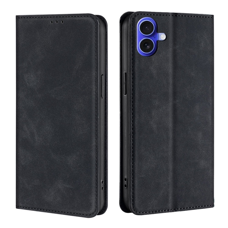 Skin Feel Magnetic Leather Phone Case