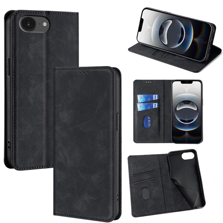 Skin Feel Magnetic Leather Phone Case