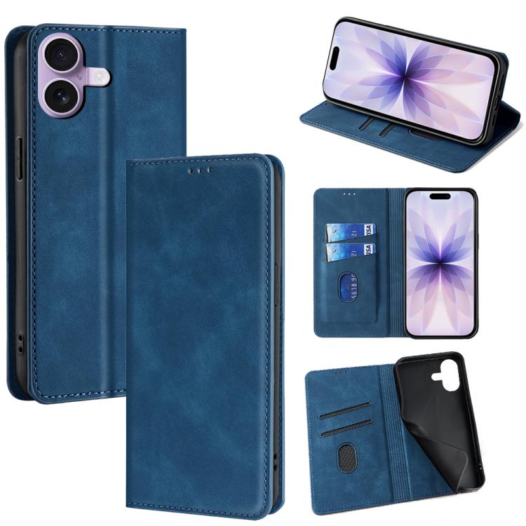 Skin Feel Magnetic Leather Phone Case