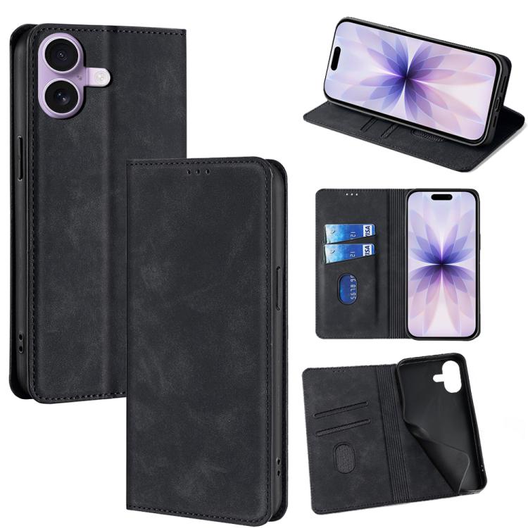 Skin Feel Magnetic Leather Phone Case