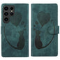 Pen Heart Cat Embossed Leather Phone Case, For Galaxy S26 FE 5G, For Samsung Galaxy S26+ 5G, For Samsung Galaxy S26 Ultra 5G, For Samsung Galaxy S26 5G, For Samsung Galaxy S25 FE 5G, For Samsung Galaxy S25 5G, For Samsung Galaxy S25+ 5G                ...