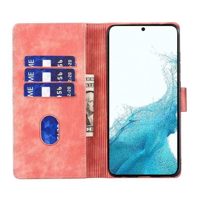 Pen Heart Cat Embossed Leather Phone Case, For Samsung Galaxy S26+ 5G, For Samsung Galaxy S26 Ultra 5G, For Samsung Galaxy S26 5G, For Samsung Galaxy S25 FE 5G, For Samsung Galaxy S25 5G, For Samsung Galaxy S25+ 5G, For Samsung Galaxy S25 Ultra 5G