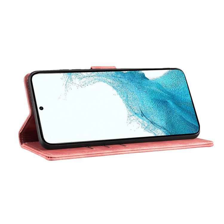 Pen Heart Cat Embossed Leather Phone Case, For Samsung Galaxy S26+ 5G, For Samsung Galaxy S26 Ultra 5G, For Samsung Galaxy S26 5G, For Samsung Galaxy S25 FE 5G, For Samsung Galaxy S25 5G, For Samsung Galaxy S25+ 5G, For Samsung Galaxy S25 Ultra 5G