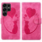 Pen Heart Cat Embossed Leather Phone Case, For Galaxy S26 FE 5G, For Samsung Galaxy S26+ 5G, For Samsung Galaxy S26 Ultra 5G, For Samsung Galaxy S26 5G, For Samsung Galaxy S25 FE 5G, For Samsung Galaxy S25 5G, For Samsung Galaxy S25+ 5G                ...