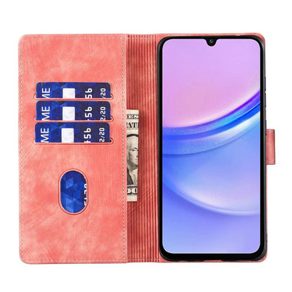 Pen Heart Cat Embossed Leather Phone Case, For Galaxy S26 FE 5G, For Samsung Galaxy S26+ 5G, For Samsung Galaxy S26 Ultra 5G, For Samsung Galaxy S26 5G, For Samsung Galaxy S25 FE 5G, For Samsung Galaxy S25 5G, For Samsung Galaxy S25+ 5G                ...