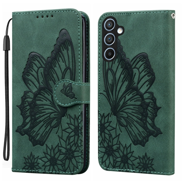 Retro Skin Feel Butterflies Embossing Horizontal Flip Leather Phone Case, For Galaxy S26 FE 5G, For Samsung Galaxy S26+ 5G, For Samsung Galaxy S26 Ultra 5G, For Samsung Galaxy S26 5G, For Samsung Galaxy S25 FE 5G, For Samsung Galaxy S25 5G             ...