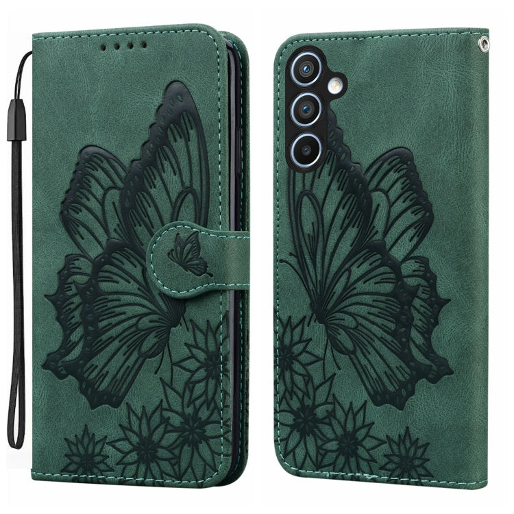 Retro Skin Feel Butterflies Embossing Horizontal Flip Leather Phone Case, For Galaxy S26 FE 5G, For Samsung Galaxy S26+ 5G, For Samsung Galaxy S26 Ultra 5G, For Samsung Galaxy S26 5G, For Samsung Galaxy S25 FE 5G, For Samsung Galaxy S25 5G             ...