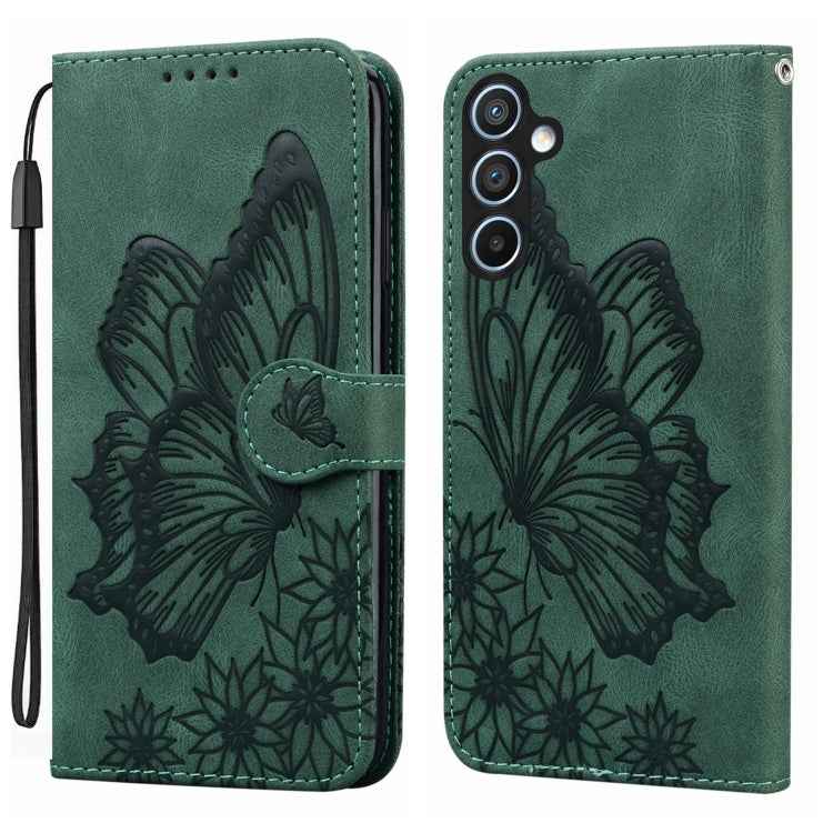 Retro Skin Feel Butterflies Embossing Horizontal Flip Leather Phone Case, For Samsung Galaxy S26+ 5G, For Samsung Galaxy S26 Ultra 5G, For Samsung Galaxy S26 5G, For Samsung Galaxy S25 FE 5G, For Samsung Galaxy S25 5G, For Samsung Galaxy S25+ 5G       ...
