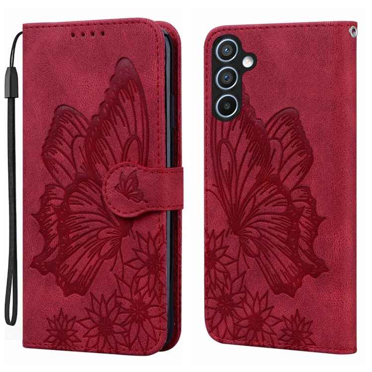 Retro Skin Feel Butterflies Embossing Horizontal Flip Leather Phone Case, For Samsung Galaxy S26+ 5G, For Samsung Galaxy S26 Ultra 5G, For Samsung Galaxy S26 5G, For Samsung Galaxy S25 FE 5G, For Samsung Galaxy S25 5G, For Samsung Galaxy S25+ 5G       ...