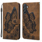 Retro Skin Feel Butterflies Embossing Horizontal Flip Leather Phone Case, For Galaxy S26 FE 5G, For Samsung Galaxy S26+ 5G, For Samsung Galaxy S26 Ultra 5G, For Samsung Galaxy S26 5G, For Samsung Galaxy S25 FE 5G, For Samsung Galaxy S25 5G             ...