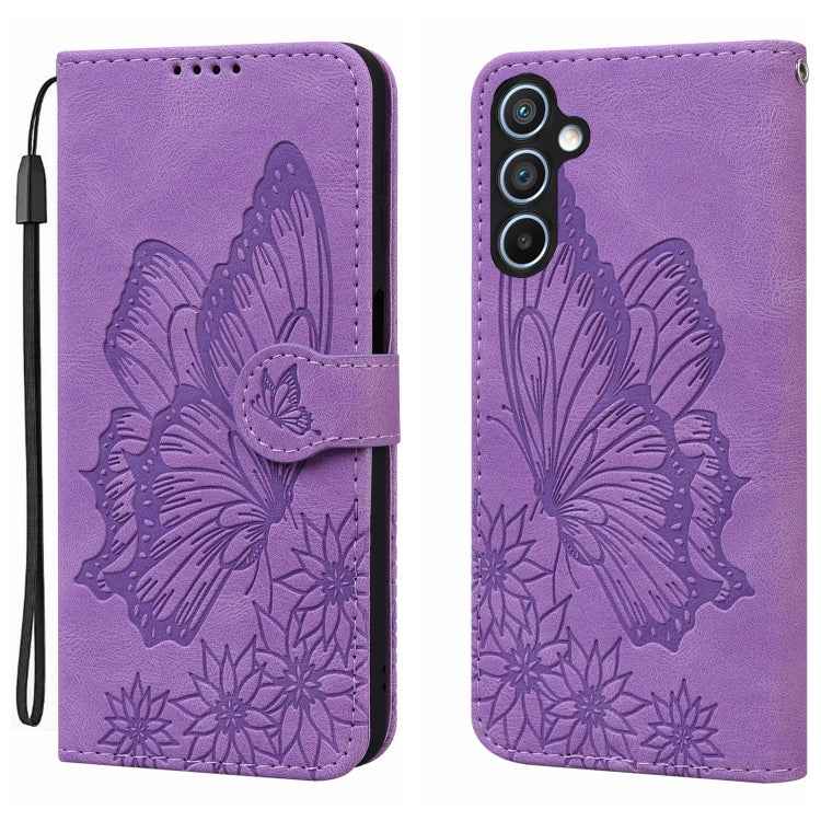 Retro Skin Feel Butterflies Embossing Horizontal Flip Leather Phone Case, For Samsung Galaxy S26+ 5G, For Samsung Galaxy S26 Ultra 5G, For Samsung Galaxy S26 5G, For Samsung Galaxy S25 FE 5G, For Samsung Galaxy S25 5G, For Samsung Galaxy S25+ 5G       ...