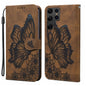 Retro Skin Feel Butterflies Embossing Horizontal Flip Leather Phone Case, For Galaxy S26 FE 5G, For Samsung Galaxy S26+ 5G, For Samsung Galaxy S26 Ultra 5G, For Samsung Galaxy S26 5G, For Samsung Galaxy S25 FE 5G, For Samsung Galaxy S25 5G             ...