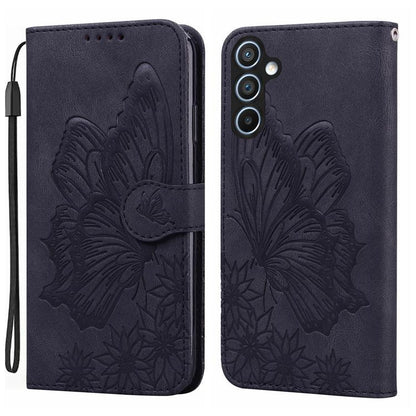 Retro Skin Feel Butterflies Embossing Horizontal Flip Leather Phone Case, For Galaxy S26 FE 5G, For Samsung Galaxy S26+ 5G, For Samsung Galaxy S26 Ultra 5G, For Samsung Galaxy S26 5G, For Samsung Galaxy S25 FE 5G, For Samsung Galaxy S25 5G             ...