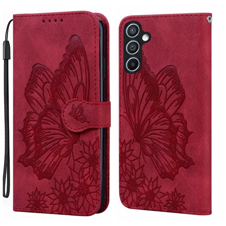 Retro Skin Feel Butterflies Embossing Horizontal Flip Leather Phone Case, For Galaxy S26 FE 5G, For Samsung Galaxy S26+ 5G, For Samsung Galaxy S26 Ultra 5G, For Samsung Galaxy S26 5G, For Samsung Galaxy S25 FE 5G, For Samsung Galaxy S25 5G             ...