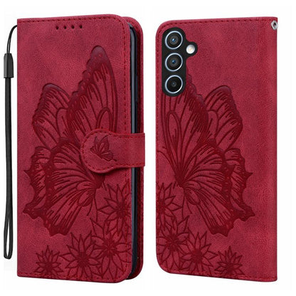 Retro Skin Feel Butterflies Embossing Horizontal Flip Leather Phone Case, For Galaxy S26 FE 5G, For Samsung Galaxy S26+ 5G, For Samsung Galaxy S26 Ultra 5G, For Samsung Galaxy S26 5G, For Samsung Galaxy S25 FE 5G, For Samsung Galaxy S25 5G             ...