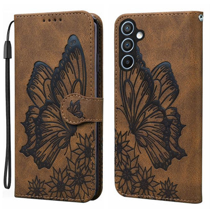 Retro Skin Feel Butterflies Embossing Horizontal Flip Leather Phone Case, For Galaxy S26 FE 5G, For Samsung Galaxy S26+ 5G, For Samsung Galaxy S26 Ultra 5G, For Samsung Galaxy S26 5G, For Samsung Galaxy S25 FE 5G, For Samsung Galaxy S25 5G             ...