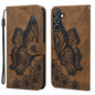Retro Skin Feel Butterflies Embossing Horizontal Flip Leather Phone Case, For Galaxy S26 FE 5G, For Samsung Galaxy S26+ 5G, For Samsung Galaxy S26 Ultra 5G, For Samsung Galaxy S26 5G, For Samsung Galaxy S25 FE 5G, For Samsung Galaxy S25 5G             ...