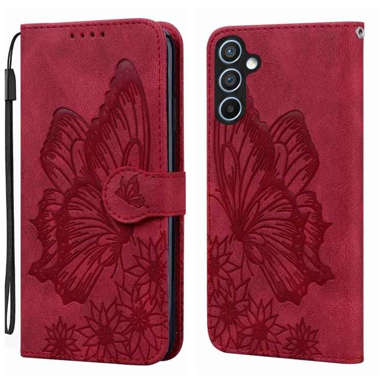 Retro Skin Feel Butterflies Embossing Horizontal Flip Leather Phone Case, For Samsung Galaxy S26+ 5G, For Samsung Galaxy S26 Ultra 5G, For Samsung Galaxy S26 5G, For Samsung Galaxy S25 FE 5G, For Samsung Galaxy S25 5G, For Samsung Galaxy S25+ 5G       ...