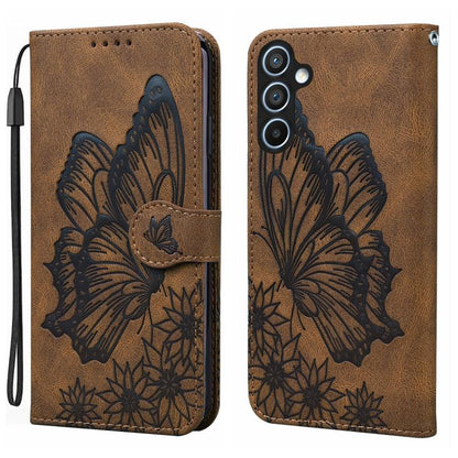 Retro Skin Feel Butterflies Embossing Horizontal Flip Leather Phone Case, For Galaxy S26 FE 5G, For Samsung Galaxy S26+ 5G, For Samsung Galaxy S26 Ultra 5G, For Samsung Galaxy S26 5G, For Samsung Galaxy S25 FE 5G, For Samsung Galaxy S25 5G             ...