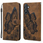 Retro Skin Feel Butterflies Embossing Horizontal Flip Leather Phone Case, For Galaxy S26 FE 5G, For Samsung Galaxy S26+ 5G, For Samsung Galaxy S26 Ultra 5G, For Samsung Galaxy S26 5G, For Samsung Galaxy S25 FE 5G, For Samsung Galaxy S25 5G             ...