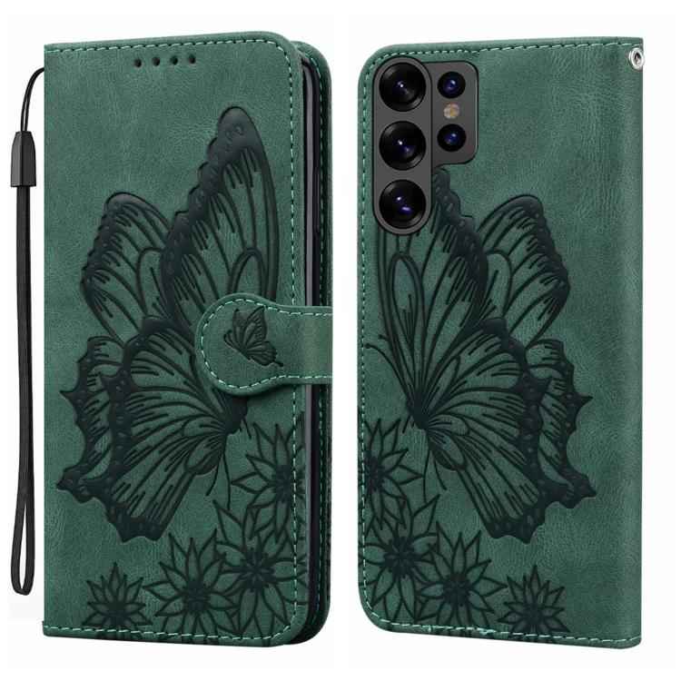 Retro Skin Feel Butterflies Embossing Horizontal Flip Leather Phone Case, For Samsung Galaxy S26+ 5G, For Samsung Galaxy S26 Ultra 5G, For Samsung Galaxy S26 5G, For Samsung Galaxy S25 FE 5G, For Samsung Galaxy S25 5G, For Samsung Galaxy S25+ 5G       ...