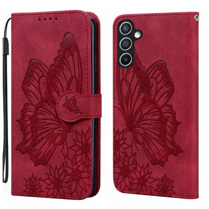 Retro Skin Feel Butterflies Embossing Horizontal Flip Leather Phone Case, For Galaxy S26 FE 5G, For Samsung Galaxy S26+ 5G, For Samsung Galaxy S26 Ultra 5G, For Samsung Galaxy S26 5G, For Samsung Galaxy S25 FE 5G, For Samsung Galaxy S25 5G             ...