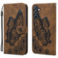 Retro Skin Feel Butterflies Embossing Horizontal Flip Leather Phone Case, For Galaxy S26 FE 5G, For Samsung Galaxy S26+ 5G, For Samsung Galaxy S26 Ultra 5G, For Samsung Galaxy S26 5G, For Samsung Galaxy S25 FE 5G, For Samsung Galaxy S25 5G             ...