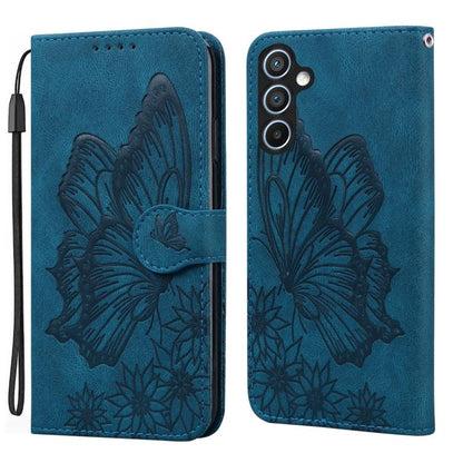 Retro Skin Feel Butterflies Embossing Horizontal Flip Leather Phone Case, For Galaxy S26 FE 5G, For Samsung Galaxy S26+ 5G, For Samsung Galaxy S26 Ultra 5G, For Samsung Galaxy S26 5G, For Samsung Galaxy S25 FE 5G, For Samsung Galaxy S25 5G             ...
