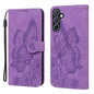 Retro Skin Feel Butterflies Embossing Horizontal Flip Leather Phone Case, For Galaxy S26 FE 5G, For Samsung Galaxy S26+ 5G, For Samsung Galaxy S26 Ultra 5G, For Samsung Galaxy S26 5G, For Samsung Galaxy S25 FE 5G, For Samsung Galaxy S25 5G             ...