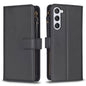9 Card Slots Zipper Wallet Leather Flip Phone Case, For Samsung Galaxy S25 5G, For Samsung Galaxy S25+ 5G