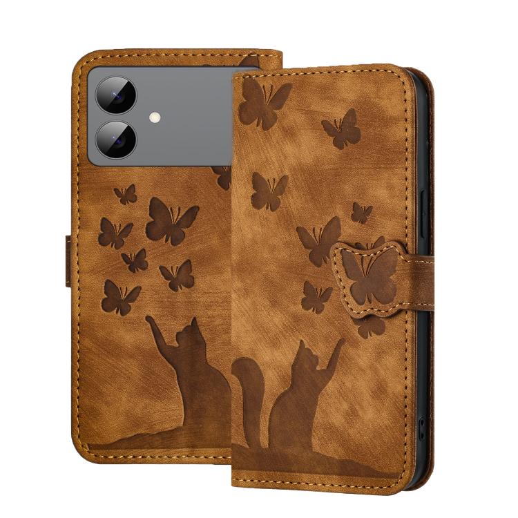 Butterfly Cat Embossing Flip Leather Phone Case, For Galaxy S26 FE 5G, For Samsung Galaxy S26+ 5G, For Samsung Galaxy S26 Edge 5G, For Samsung Galaxy S26 Ultra 5G, For Samsung Galaxy S26 5G, For Samsung Galaxy S25 FE 5G, For Samsung Galaxy S25 5G      ...