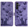 Butterfly Cat Embossing Flip Leather Phone Case, For Galaxy S26 FE 5G, For Samsung Galaxy S26+ 5G, For Samsung Galaxy S26 Edge 5G, For Samsung Galaxy S26 Ultra 5G, For Samsung Galaxy S26 5G, For Samsung Galaxy S25 FE 5G, For Samsung Galaxy S25 5G      ...