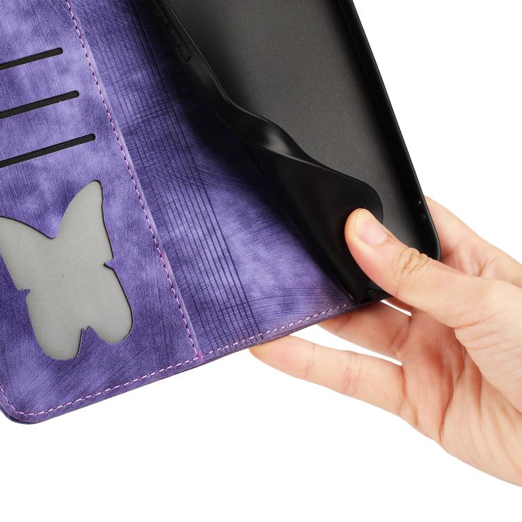 Butterfly Cat Embossing Flip Leather Phone Case, For Galaxy S26 FE 5G, For Samsung Galaxy S26+ 5G, For Samsung Galaxy S26 Edge 5G, For Samsung Galaxy S26 Ultra 5G, For Samsung Galaxy S26 5G, For Samsung Galaxy S25 FE 5G, For Samsung Galaxy S25 5G      ...